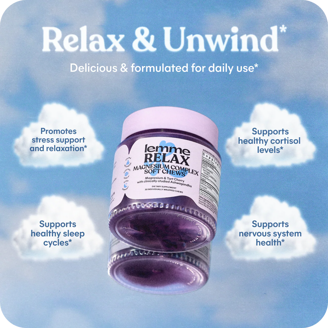 Lemme Relax Magnesium Soft Chews (TT) - Image 3